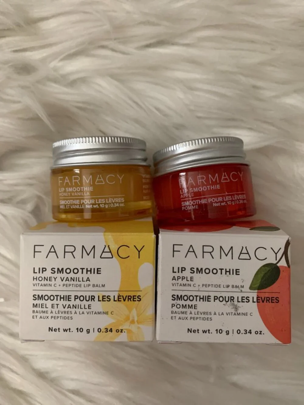FARMACY Vitamin C & Peptide Lip Balm Lip Smoothie Jars Set of 2